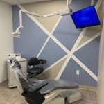 Modern dental treatment room with a dental chair, Pittsburg Dental Specialists